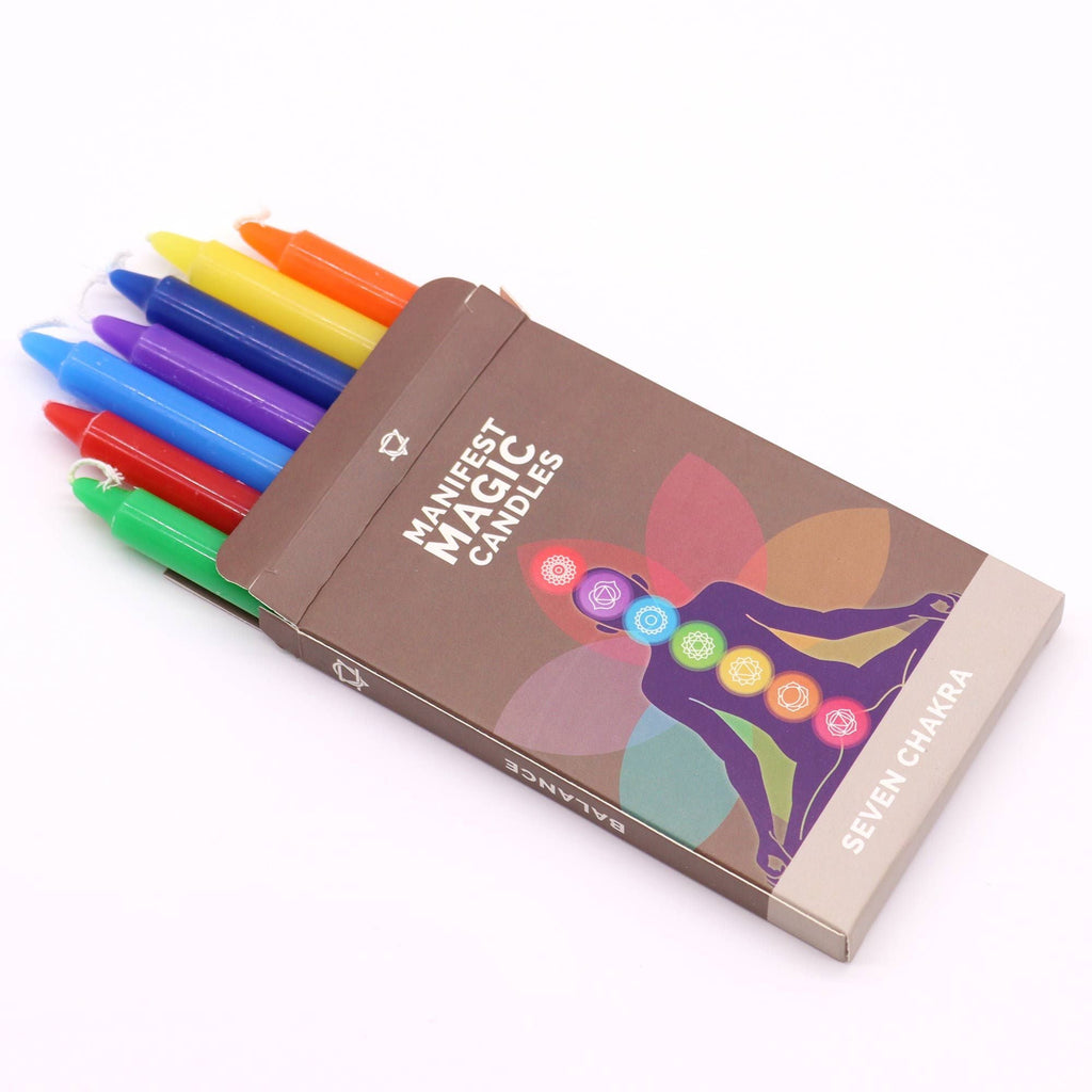 Velas Manifest dos Sete Chakras (pack de 7)