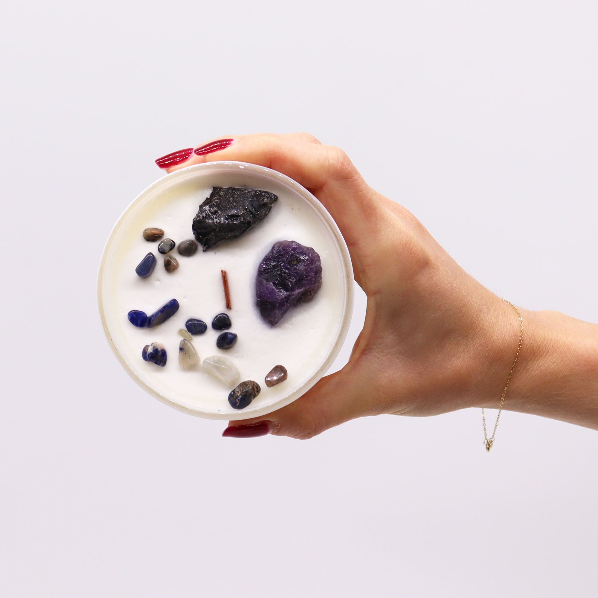 Vela de Cristal de Chakra - Chakra Plexo Solar