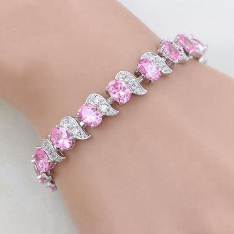 Pulseira Crescent Moon com Zircônia