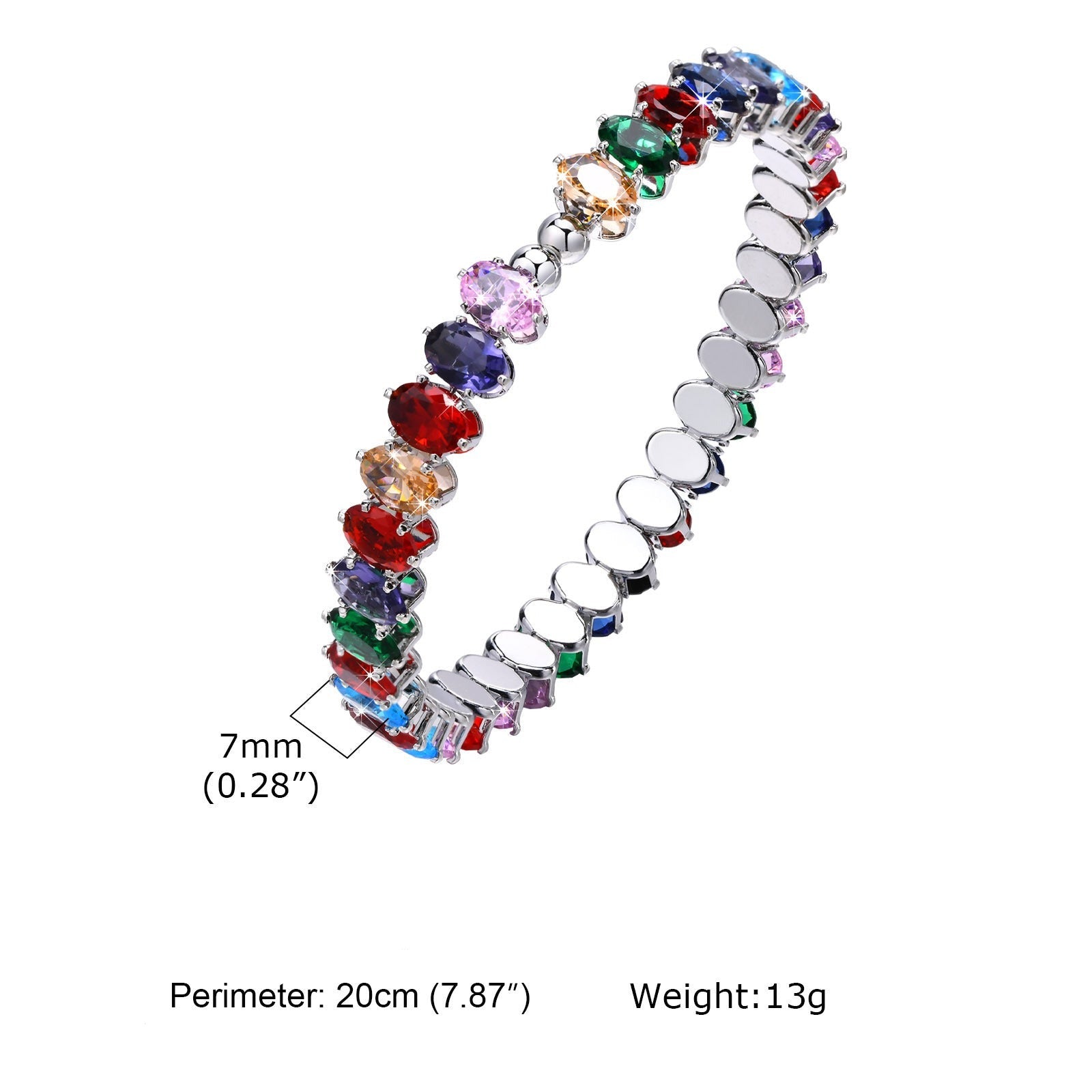 Pulseira com Zircônia