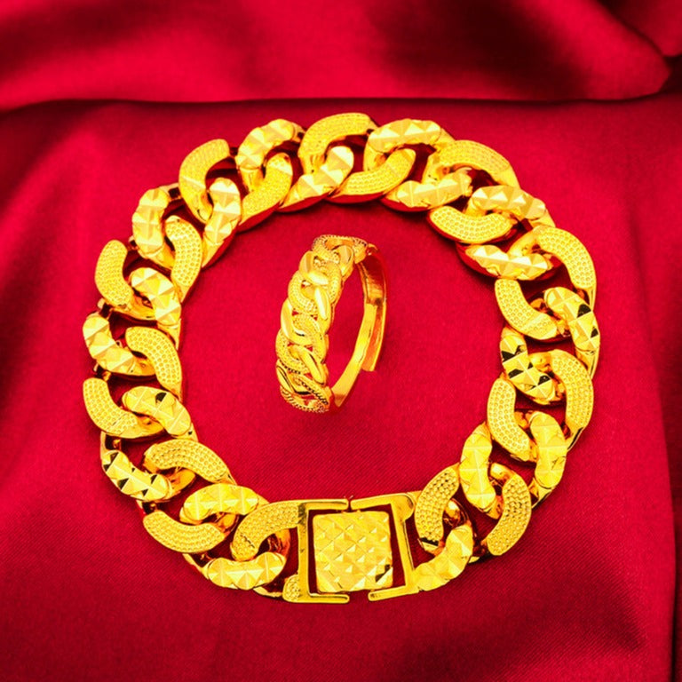 Link bracelet and ring