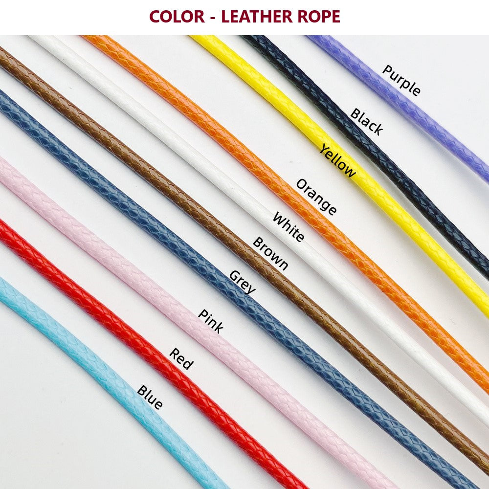 Pulseira Infinito Personalizada em Couro e Aço Inoxidável