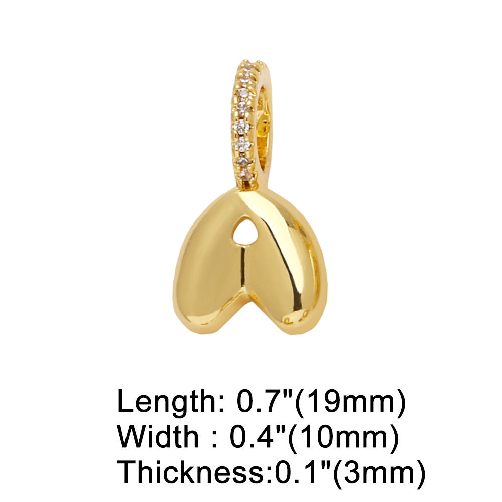 Pulseira com Pendente de 26 Letras