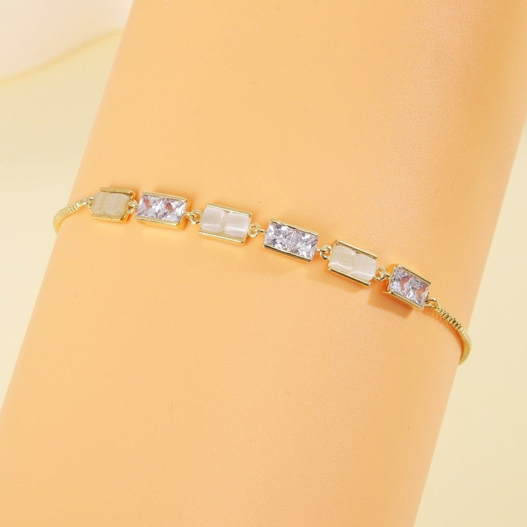 Pulseira Minimalista com Zircão