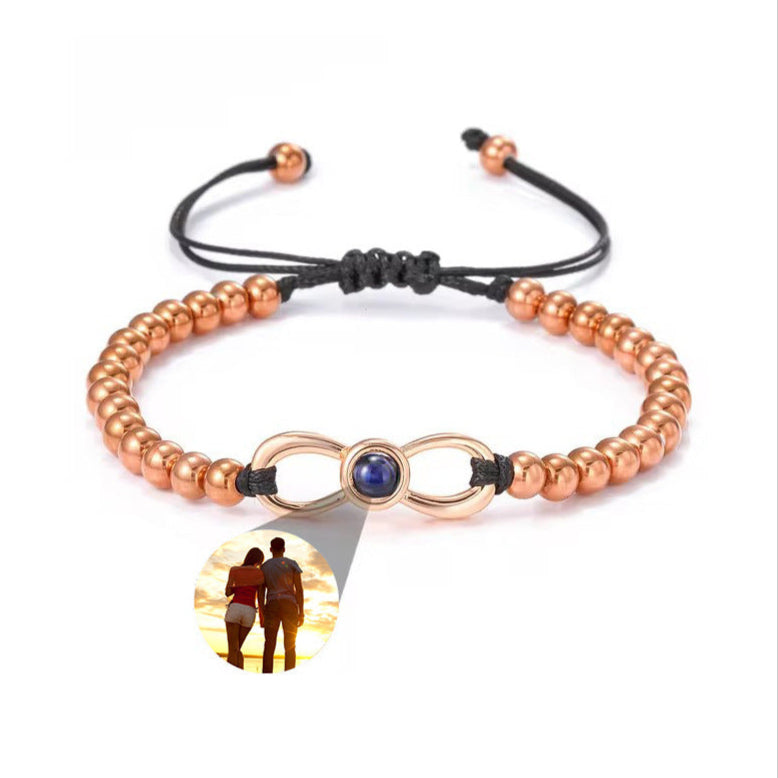 Pulseira Personalizada com Projeção Infinito