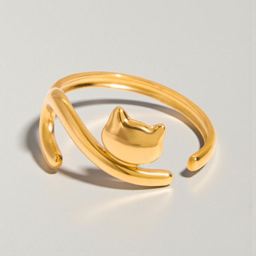 Anel Pet Lovers em Aço Inoxidável