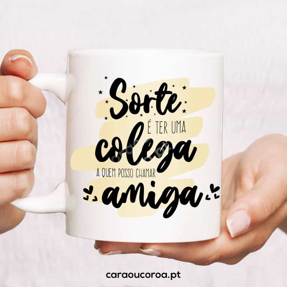Caneca "Colega e Amiga"