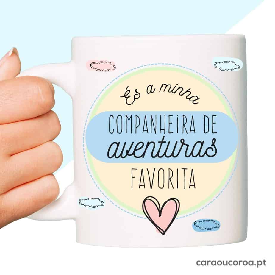 Taza "Compañero de aventuras"