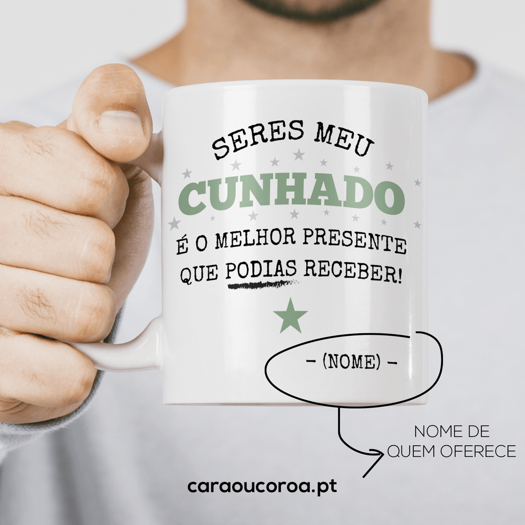 Caneca "Cunhado Presente"
