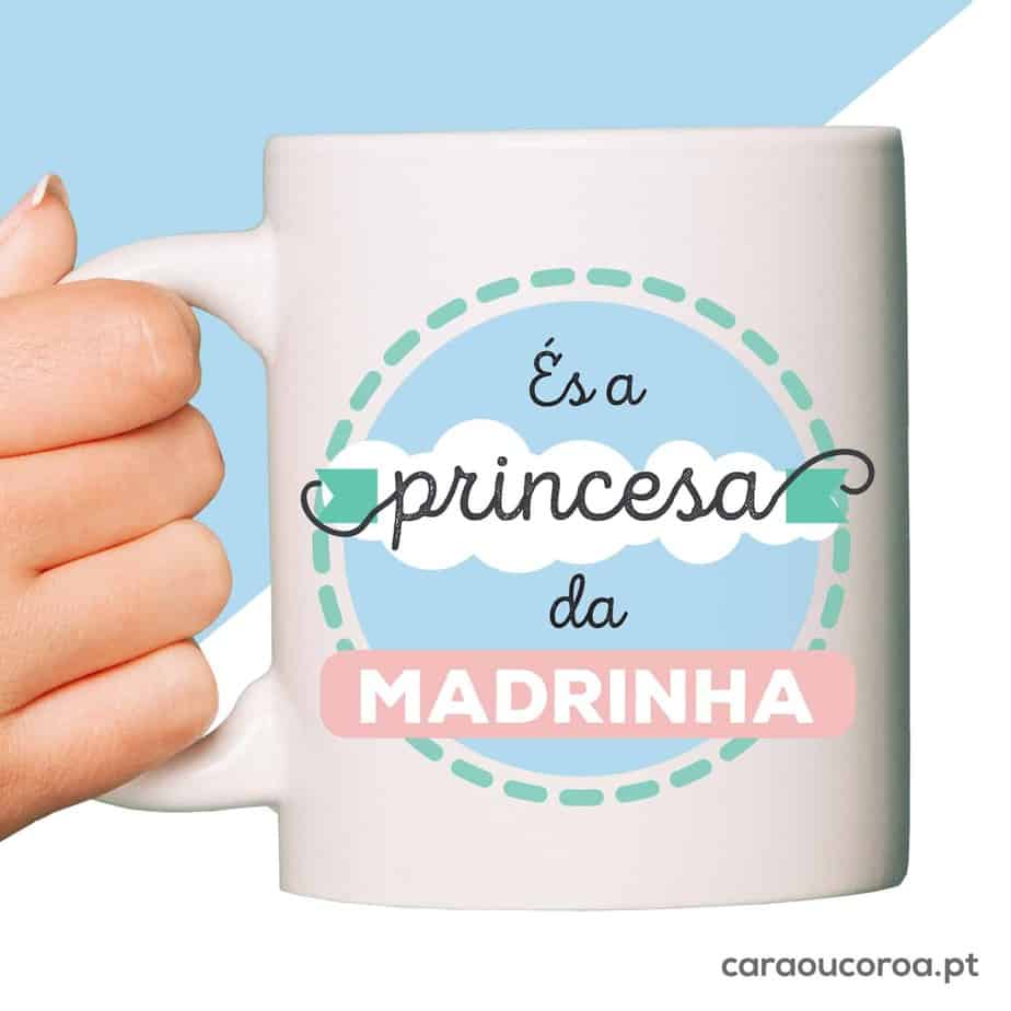 Caneca "És a Princesa da Madrinha"