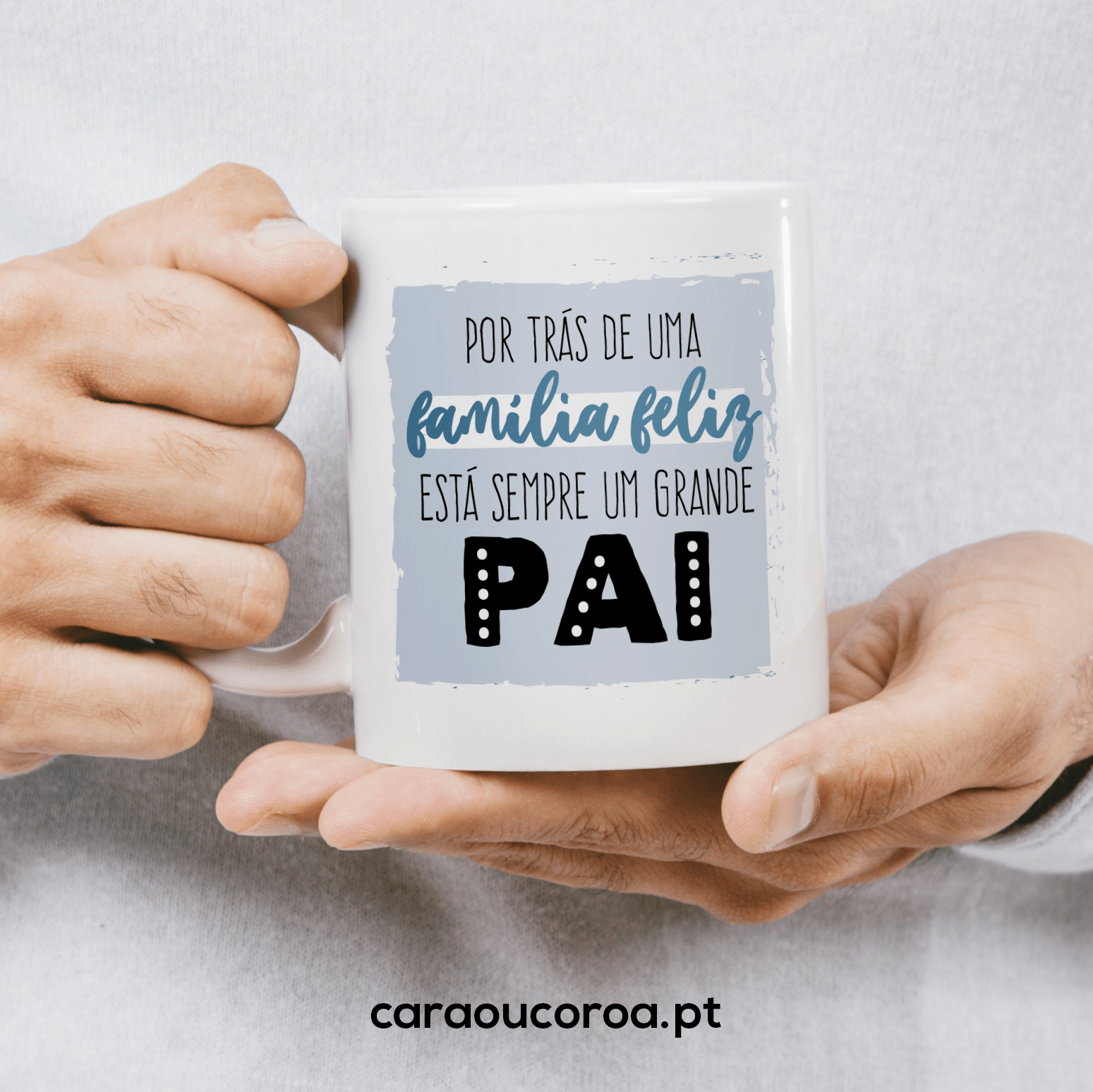 Caneca "Família Feliz, Grande Pai"
