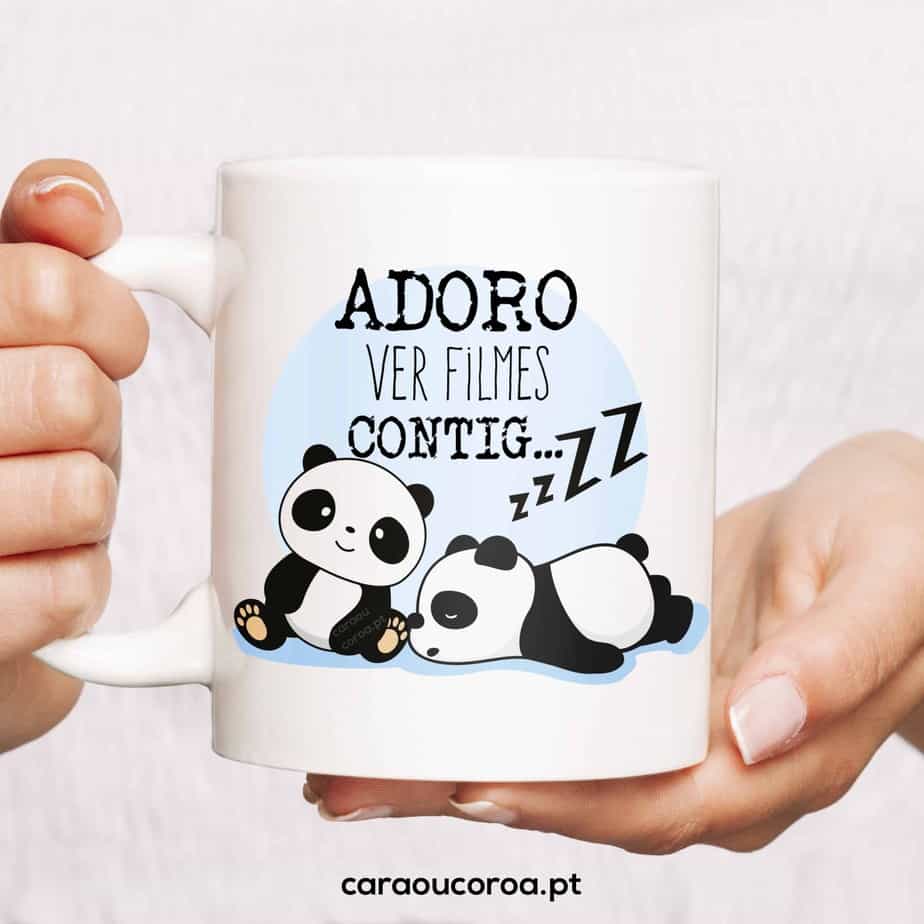 Caneca "Filmes Contigo"
