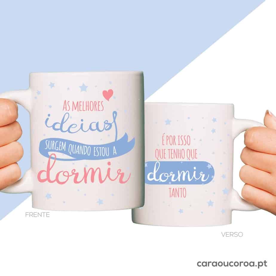Caneca "Ideias a Dormir"