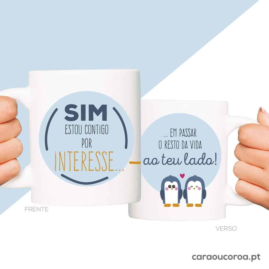 Caneca "Interesse Pinguins"