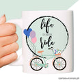 Caneca "Life is a Beautiful Ride"