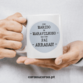 Caneca "Marido & Pai Maravilhoso"
