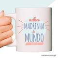 Caneca "Melhor Madrinha do Mundo"