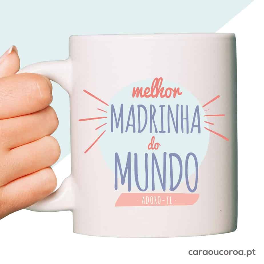 Caneca "Melhor Madrinha do Mundo"