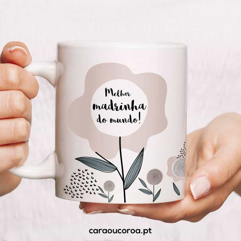 Caneca "Melhor Madrinha do Mundo"