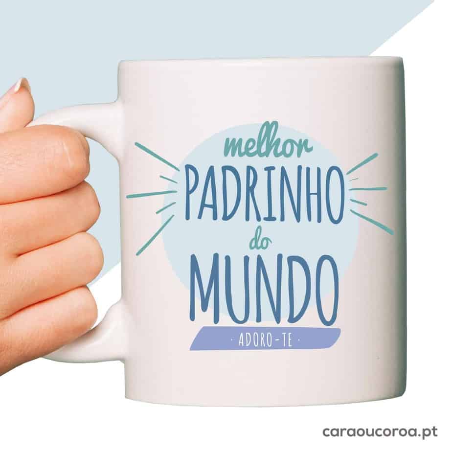 Caneca "Melhor Padrinho do Mundo"