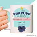 Caneca "Namorado Sortudo"