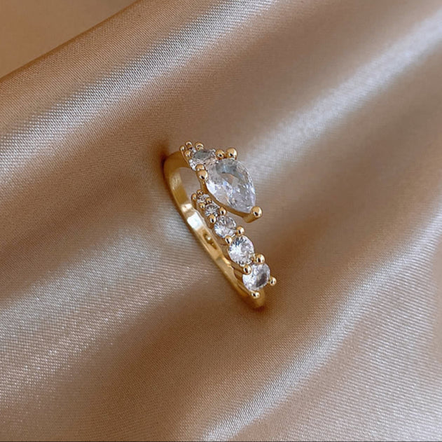 Anel Cobra com Zircónia