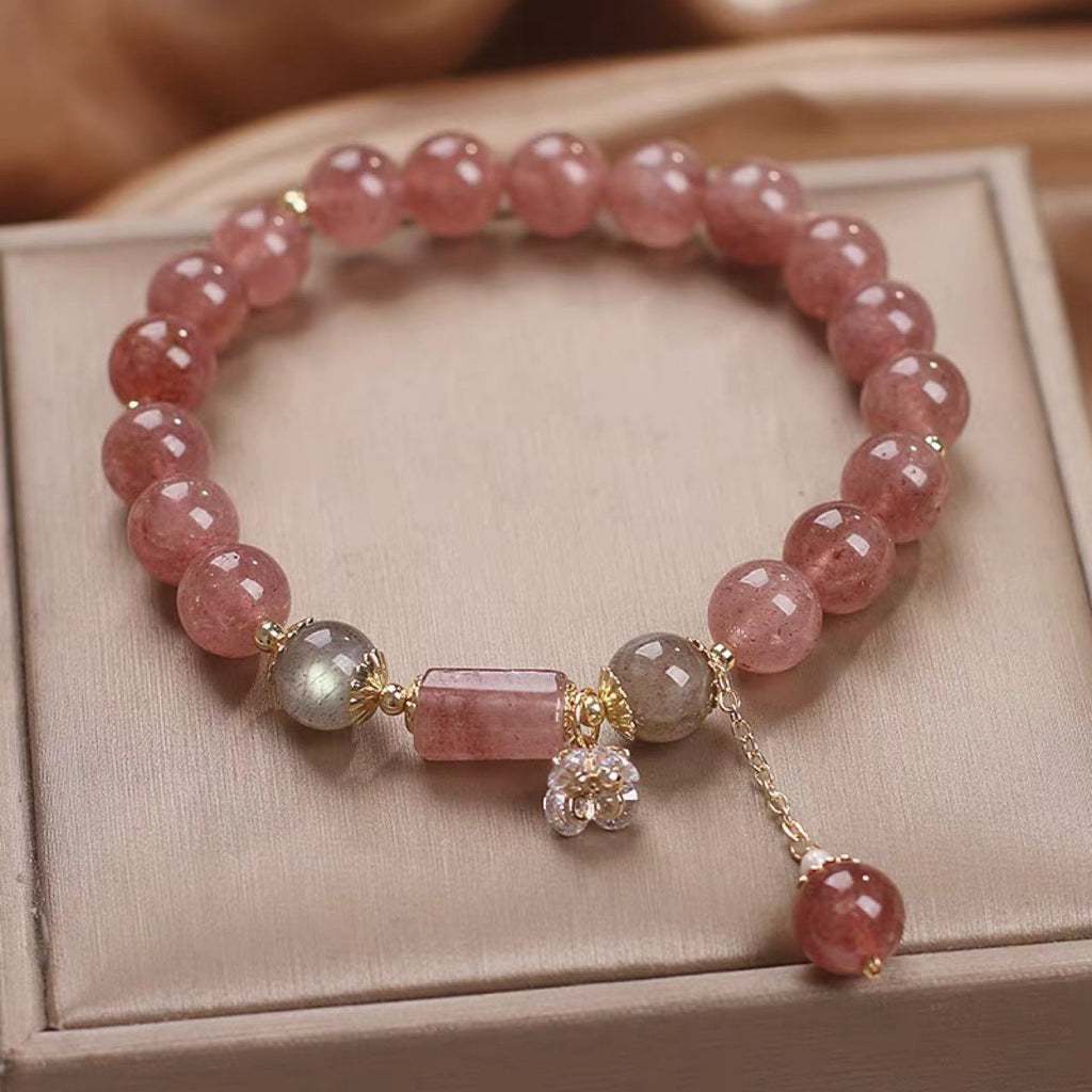 Strawberry Quartz Bracelet