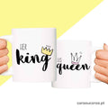 Set of 2 "Her King &amp; His Queen" Mugs