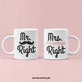 Conjunto 2 Canecas "Mr & Mrs Right"