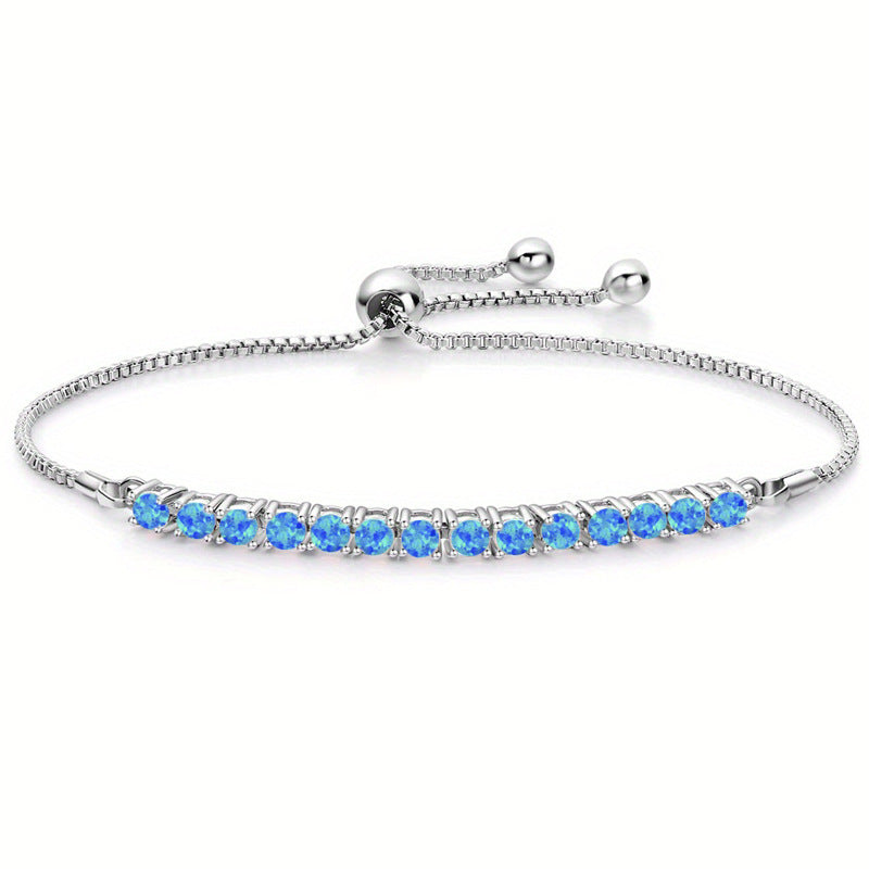 Pulseira Opala Celeste