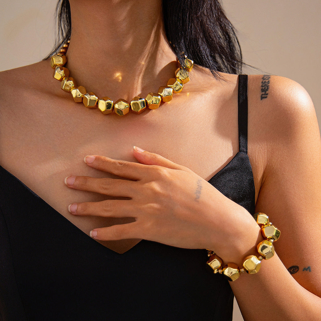 Pulseira e Colar Solenne