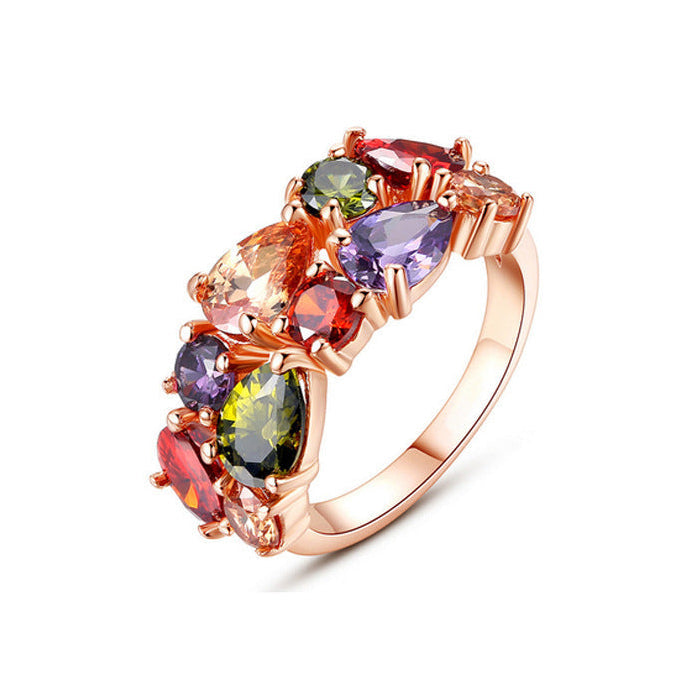 Anel Couronne com Zircónia