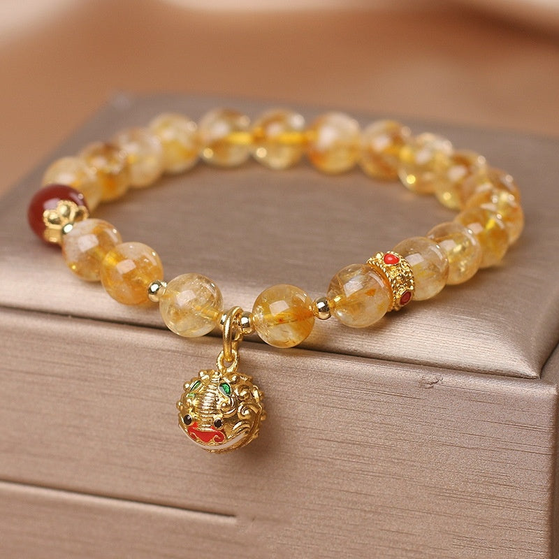 Ethnic Citrine Bracelet