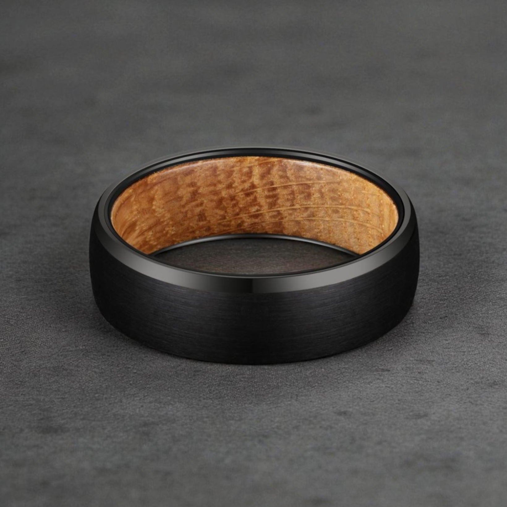 Anel em Aço de Tungsténio