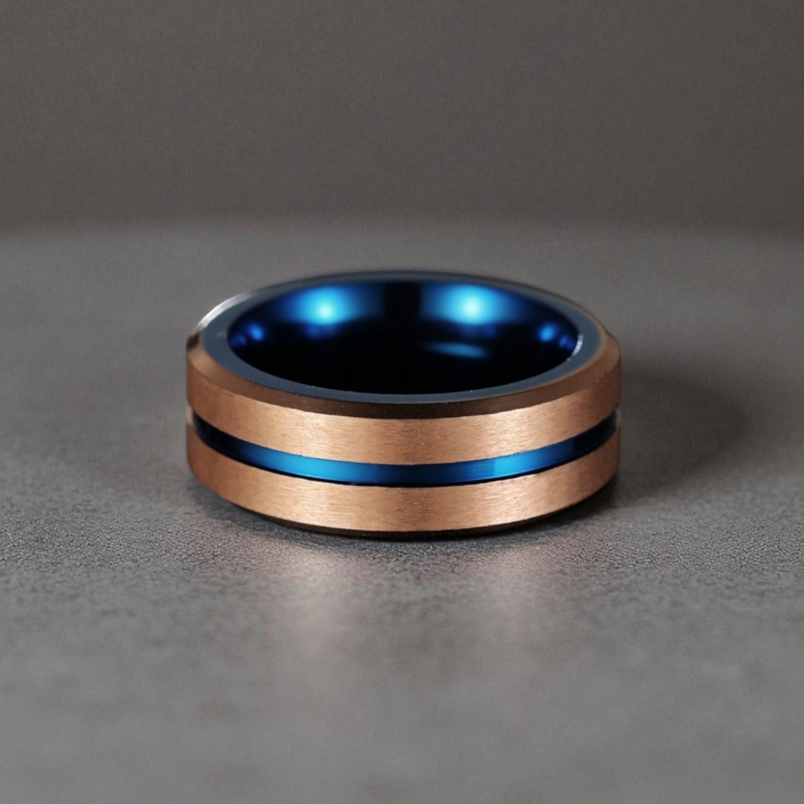 Anel em Aço de Tungsténio