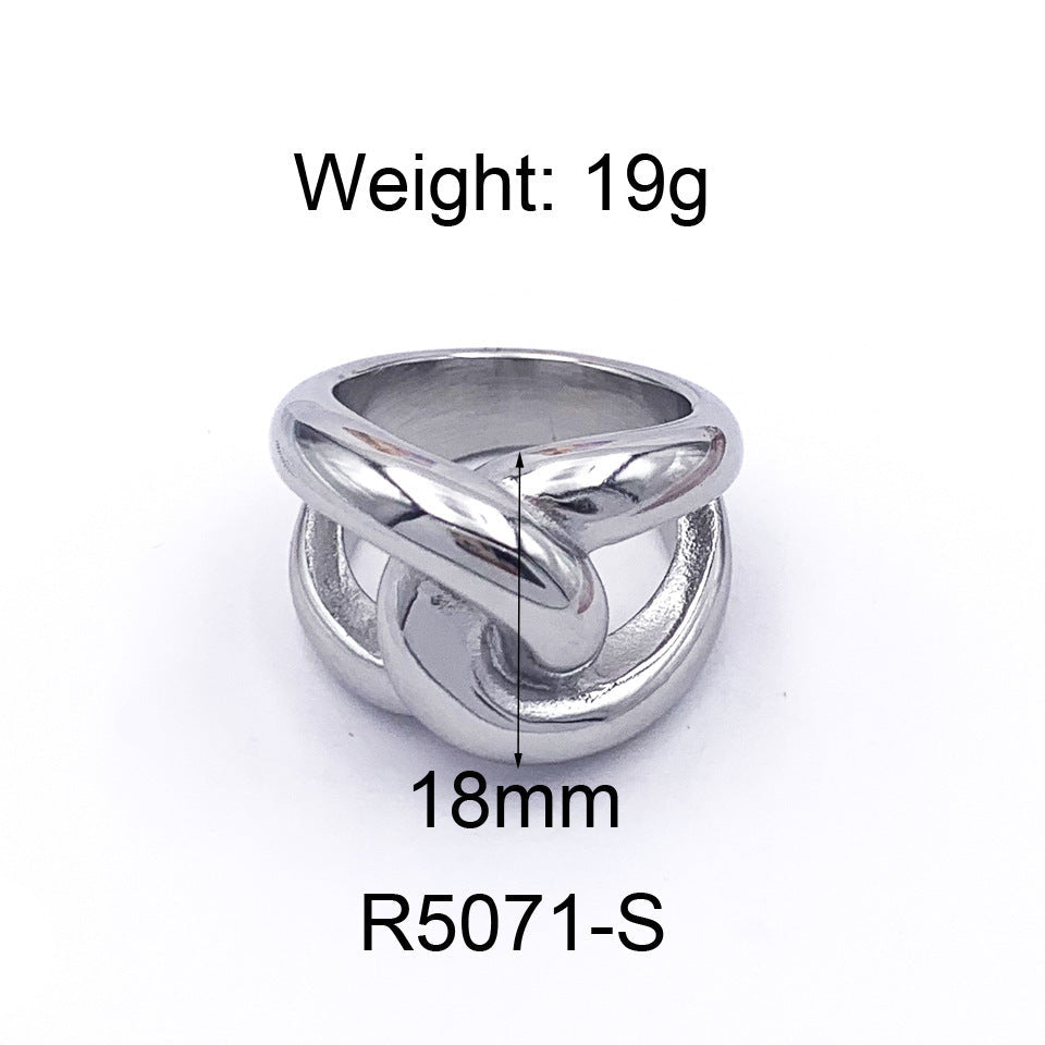 Anel Minimalista em Aço Titânio