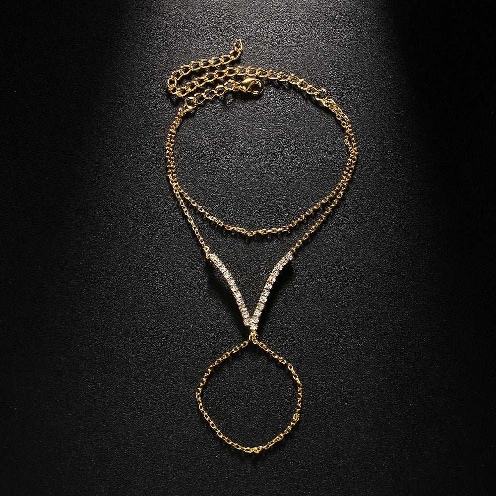 Pulseira em V Camada Dupla