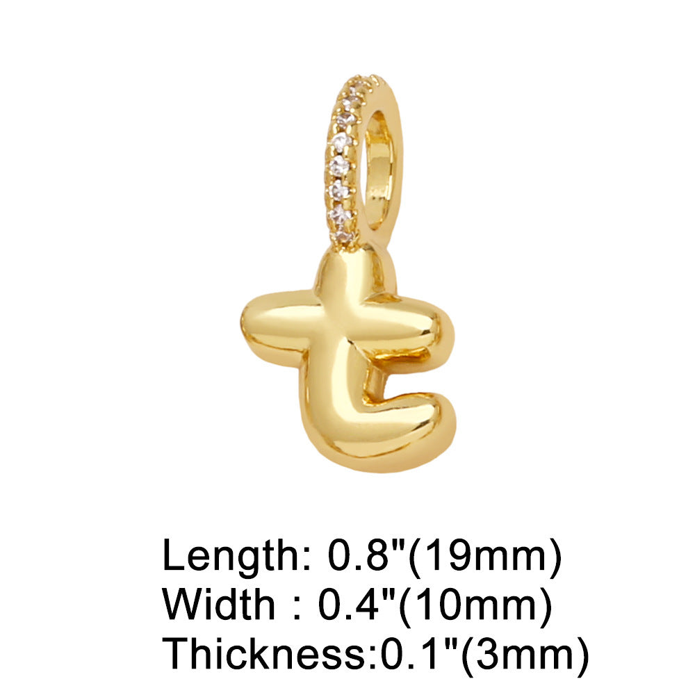 Pulseira com Pendente de 26 Letras