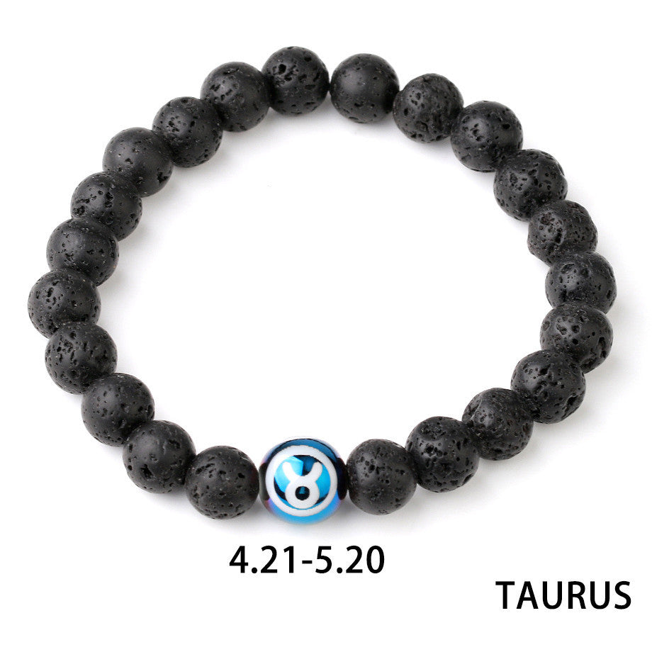 Zodiac Bracelet in Natural Stone