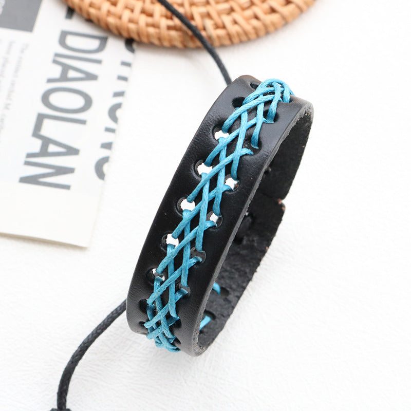 Pulsera de cuero vintage