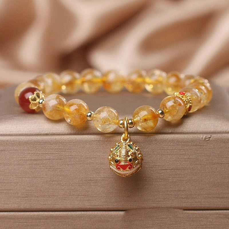 Ethnic Citrine Bracelet