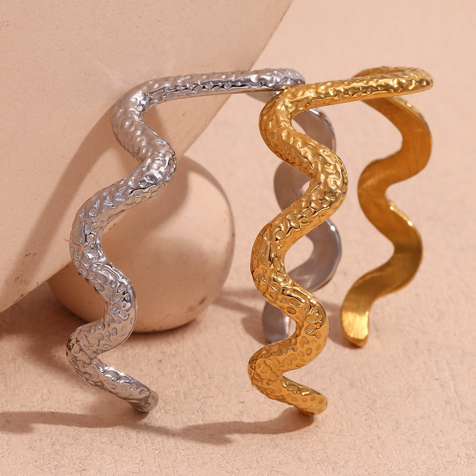 Pulseira Snake em Aço Inoxidável 316L