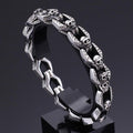 Pulseira Skull em Aço Inoxidável 316L