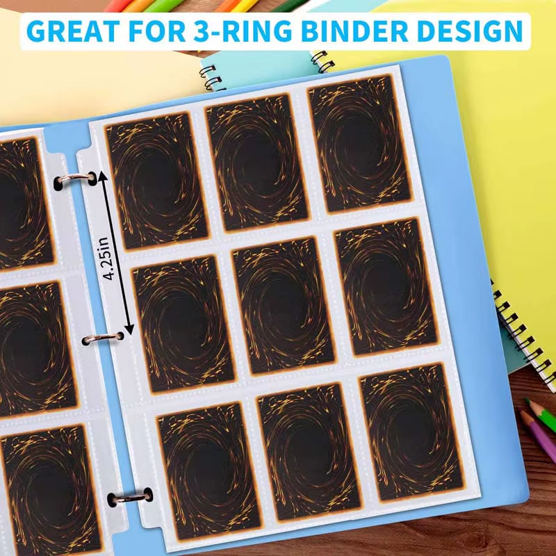 5/10/20/30/50Pcs Trading Gaming Card Sleeves Storage Wallets Album Pages Collection Coin Holders Wallets Sleeves Photo Albums