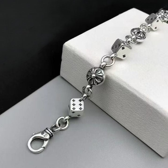 Pulseira Dice em Aço Titânio