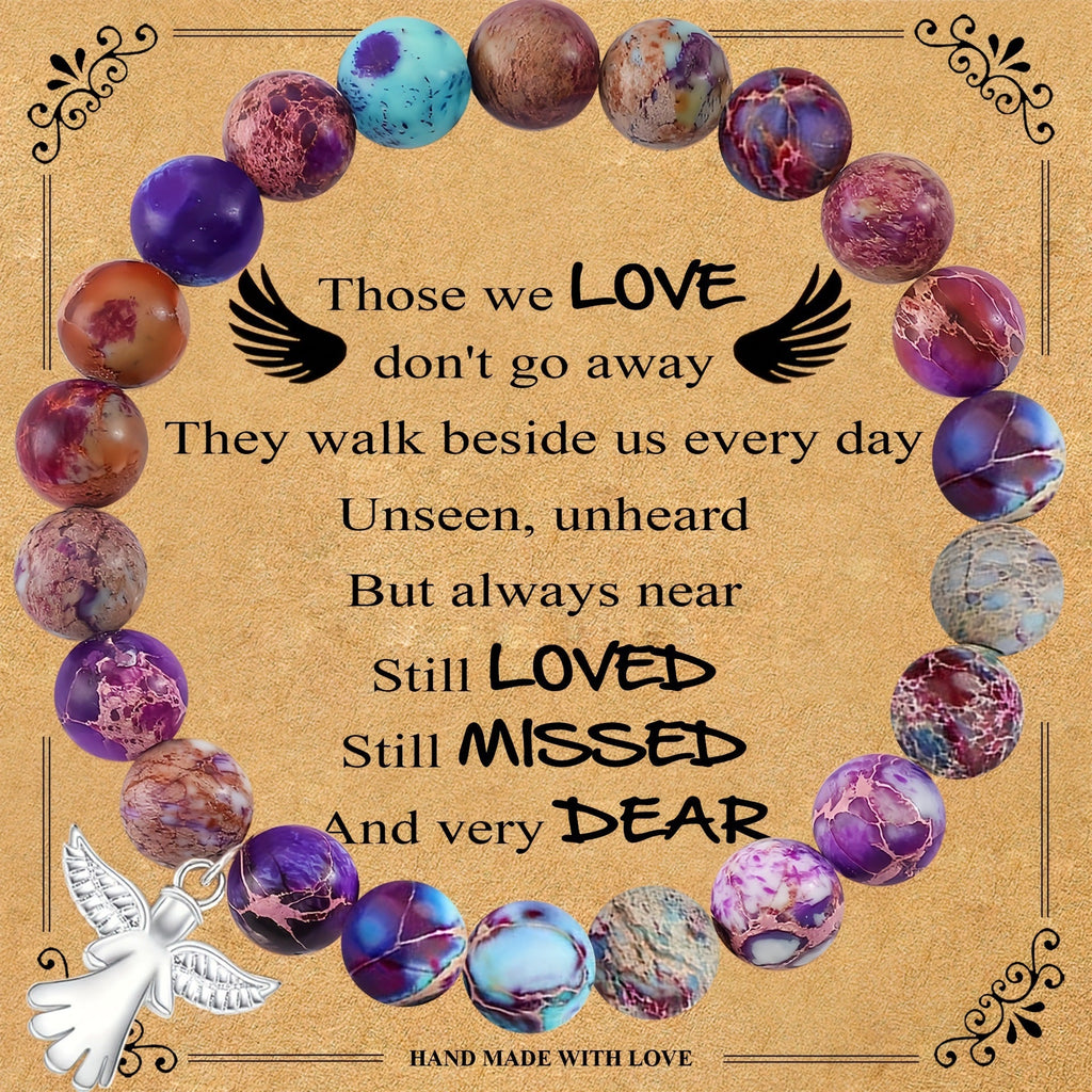 Pulsera de ángel en piedra natural