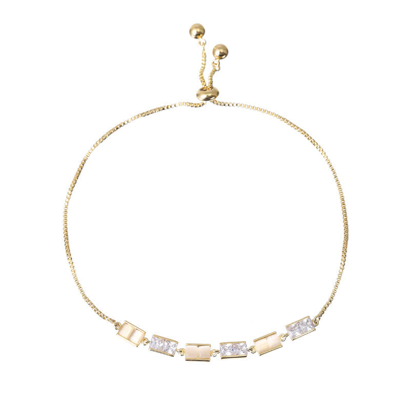 Pulseira Minimalista com Zircão