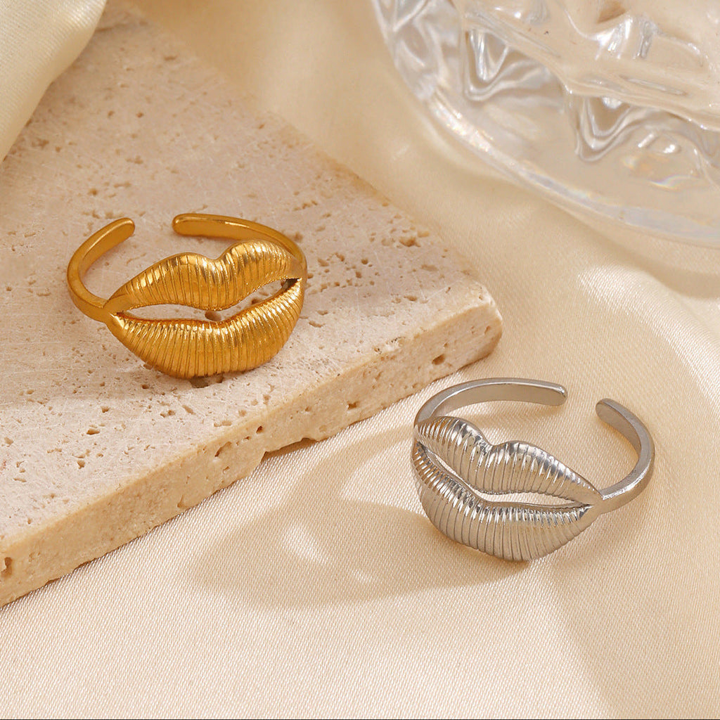 Anillo de labios de acero inoxidable