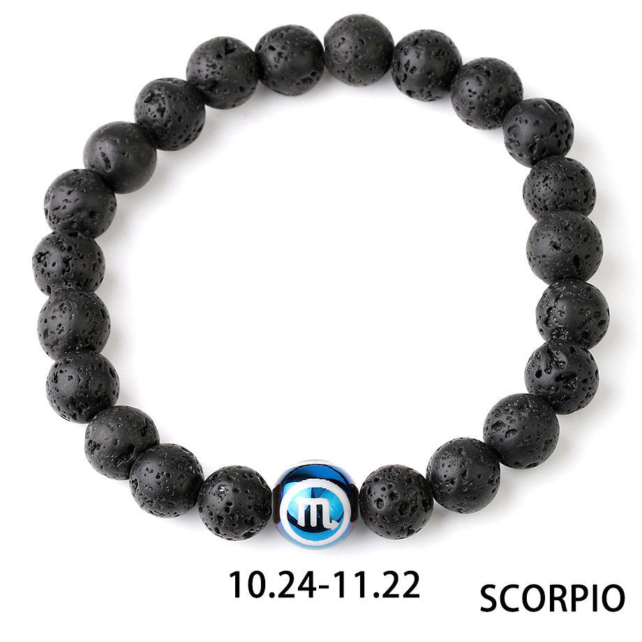 Zodiac Bracelet in Natural Stone