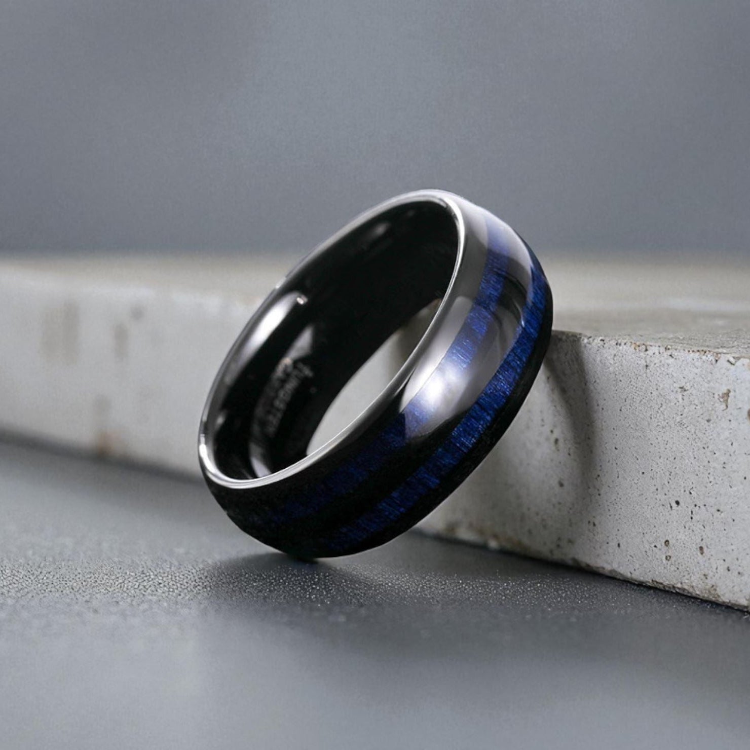 Anel em Aço de Tungsténio